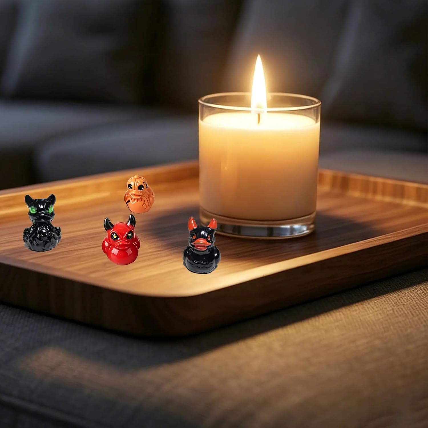 Mini Devil Ghost Skull Resin Ducks