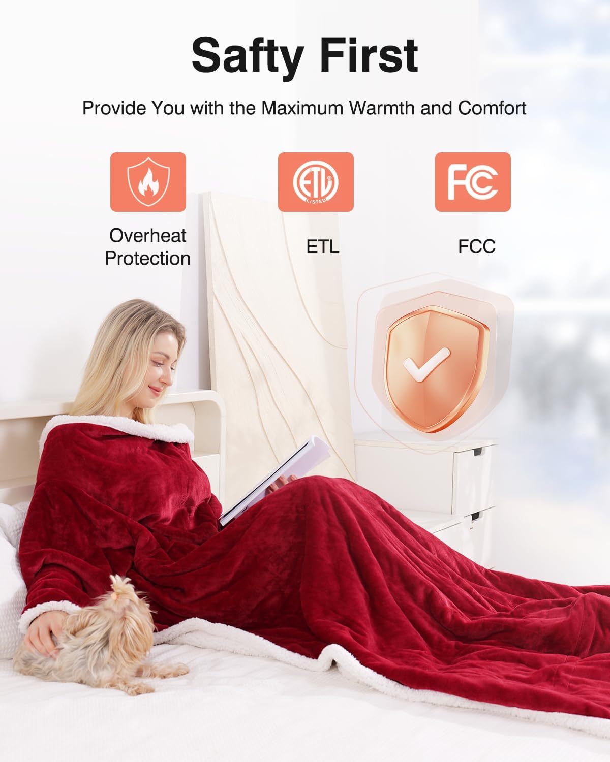Wearable Heated Blanket