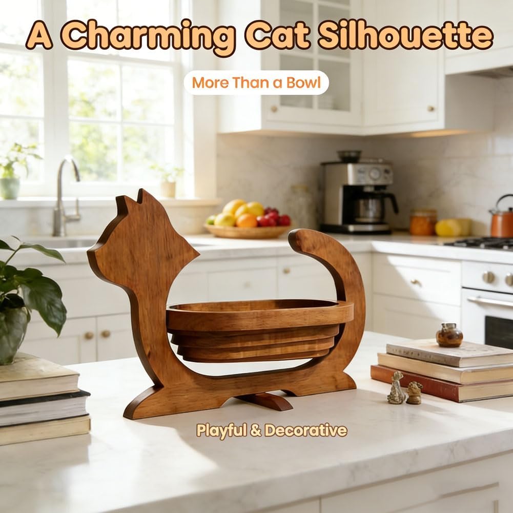 Expandable Wooden Cat Basket