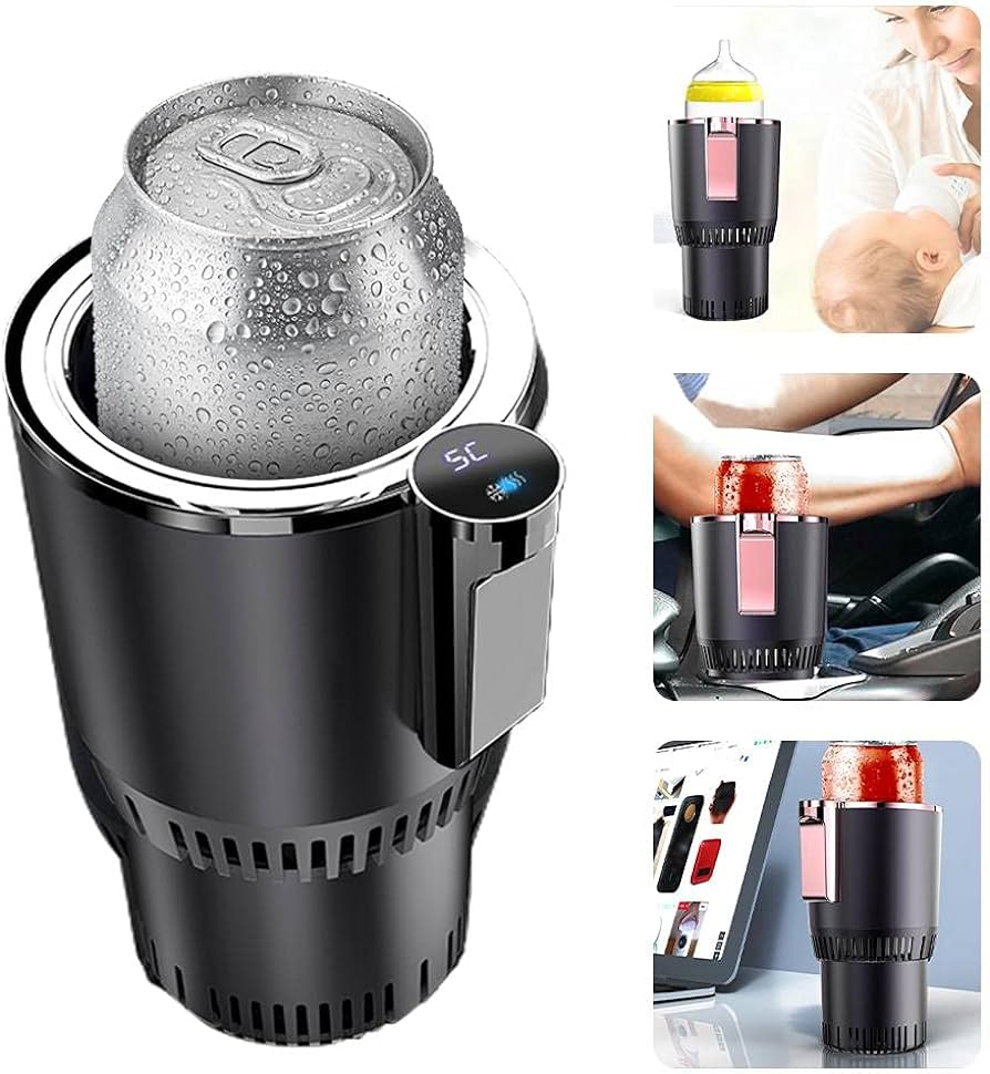 Car Cup Warmer Cooler 2 in 1 with Smart Digital Display