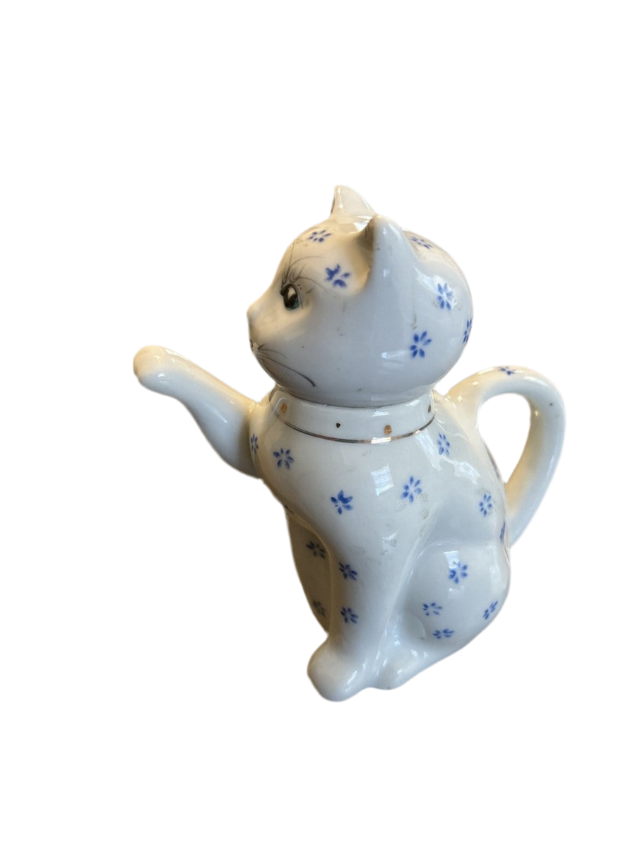 Porcelain Kitty Cat Tea Pot