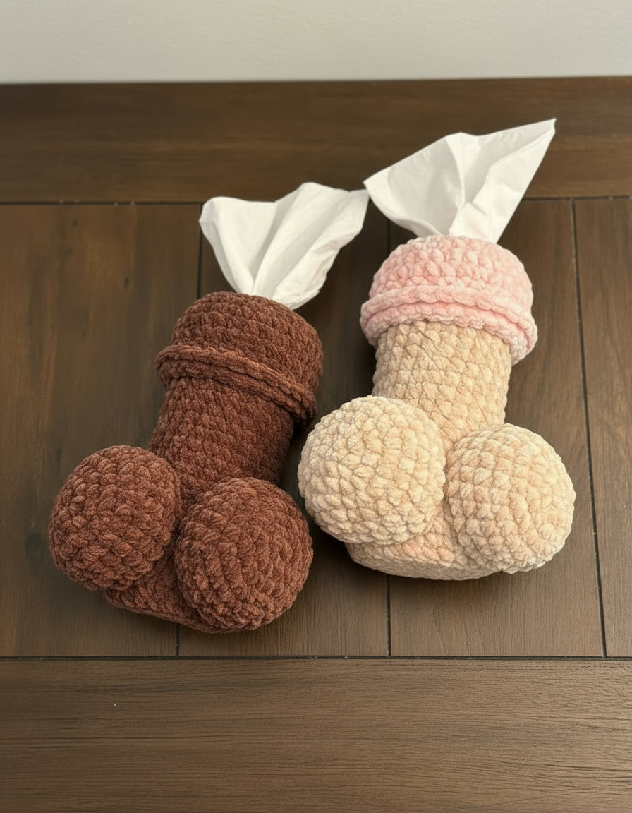 Willy Crochet Tissue Box
