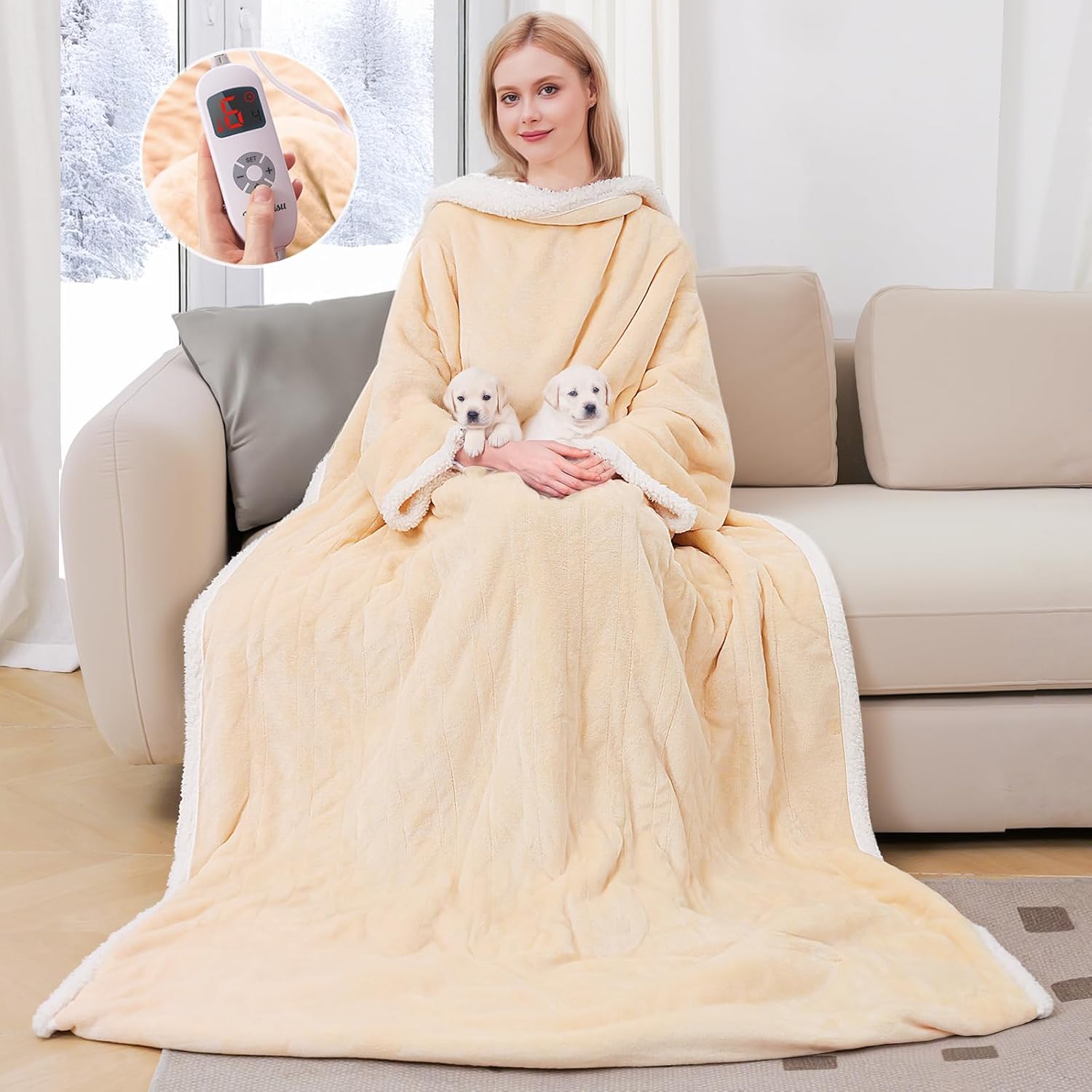 Wearable Heated Blanket