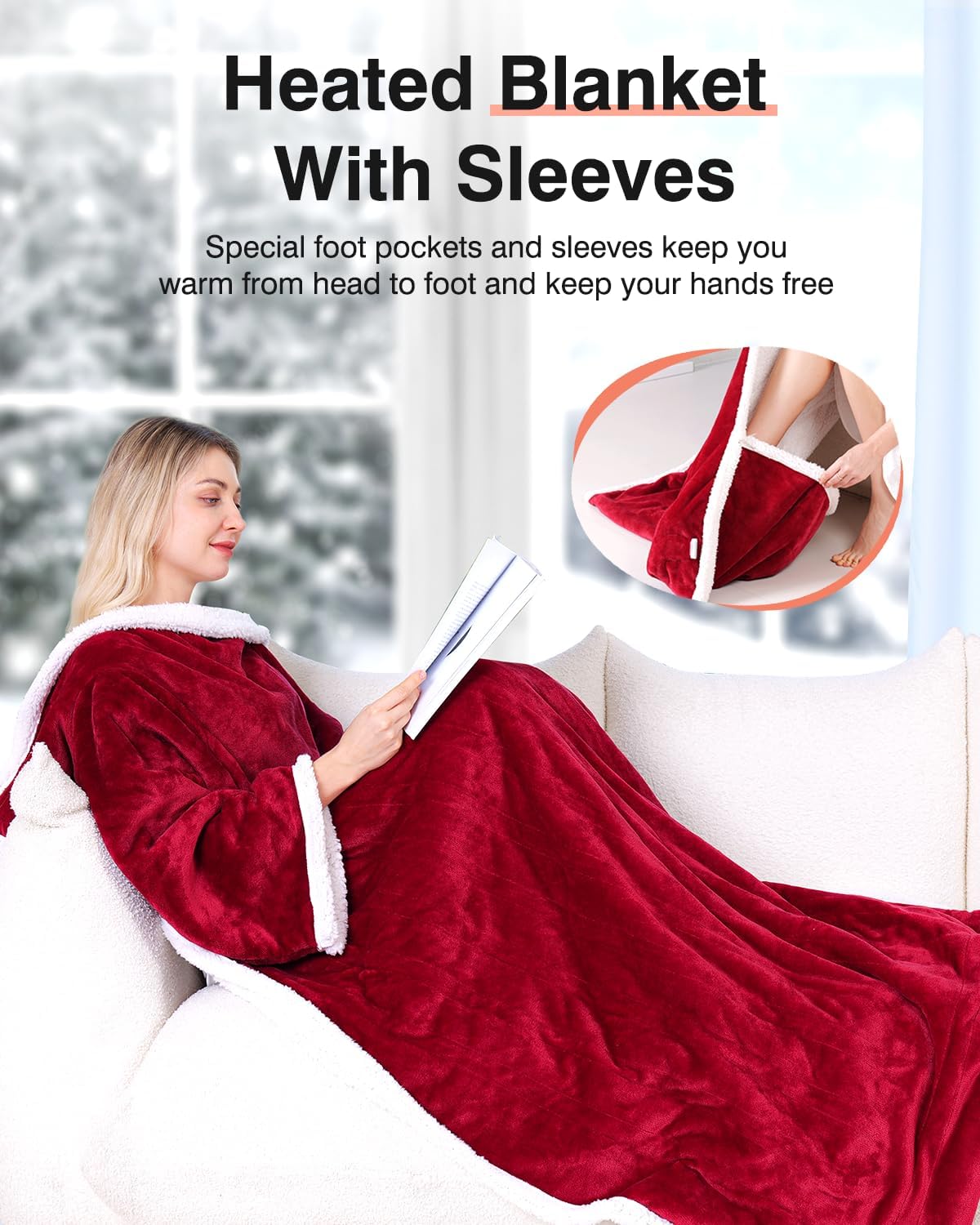 Wearable Heated Blanket