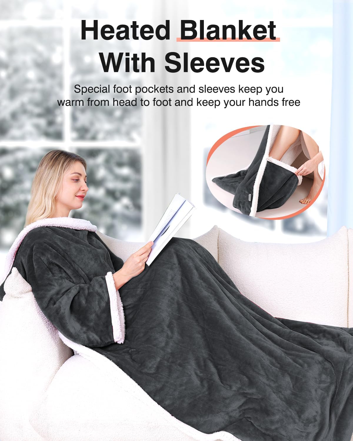 Wearable Heated Blanket