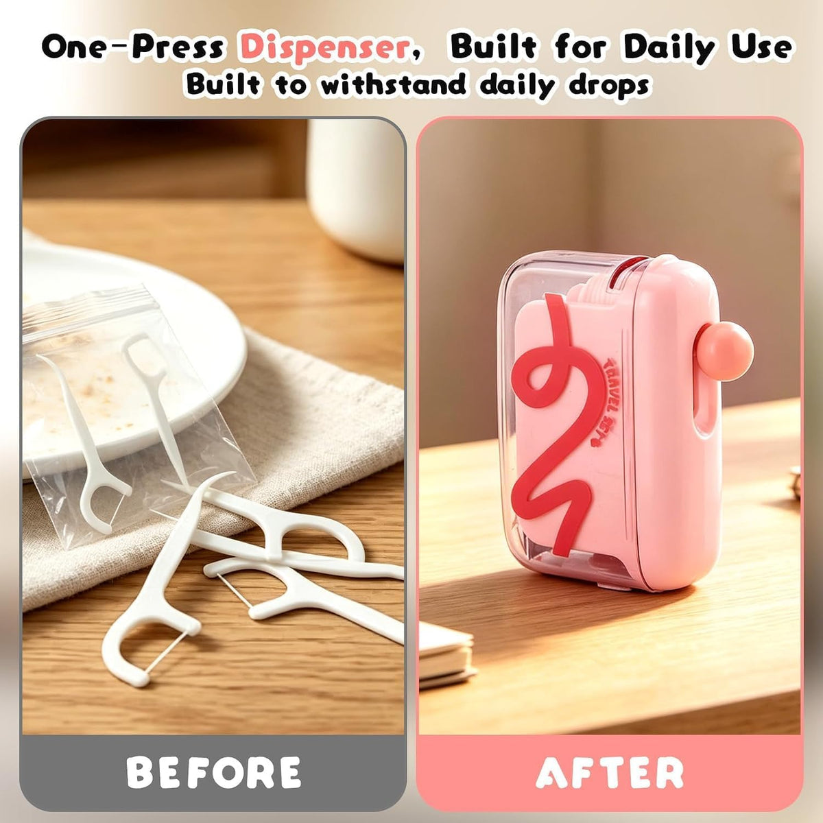 Automatic Pop-up Floss Pick Dispenser