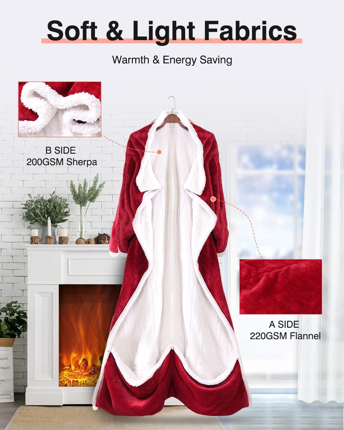 Wearable Heated Blanket