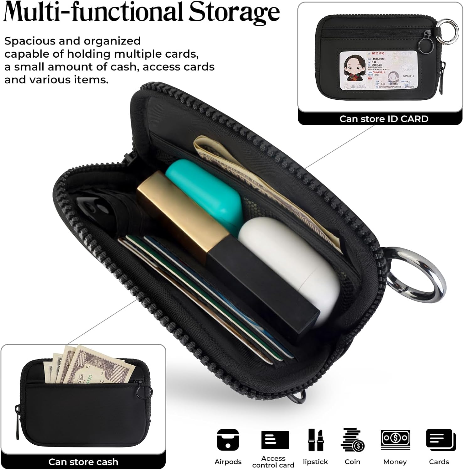 KeyChain Wristlet Wallet