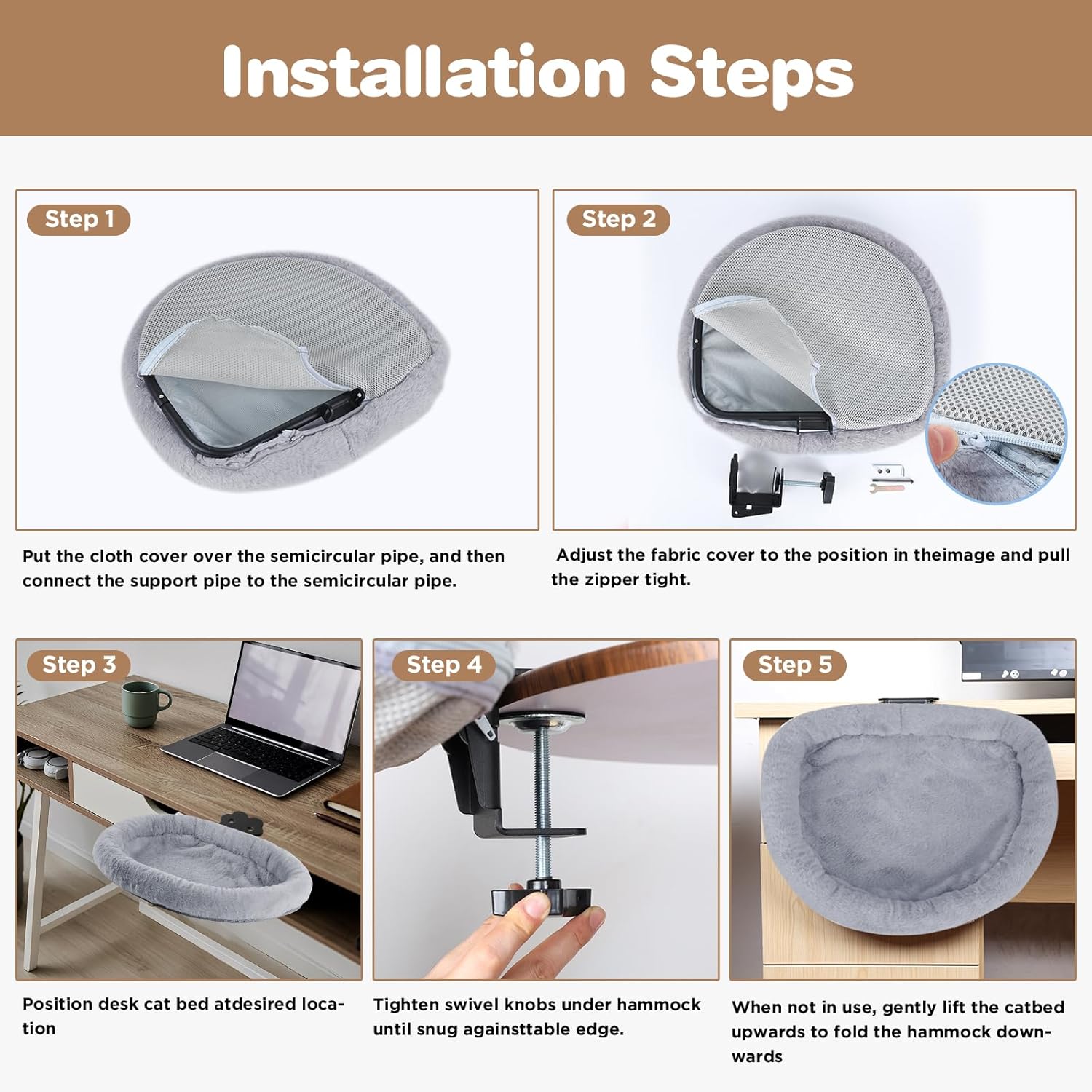 Adjustable Cat Cozy Nest