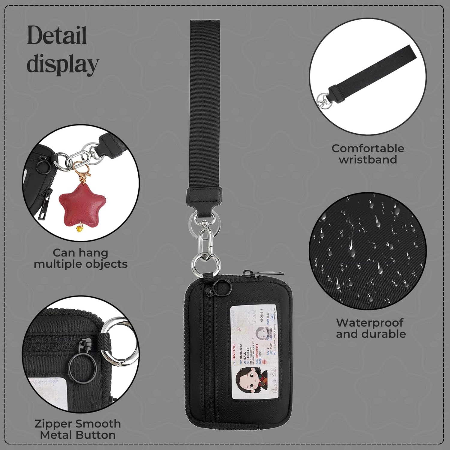 KeyChain Wristlet Wallet