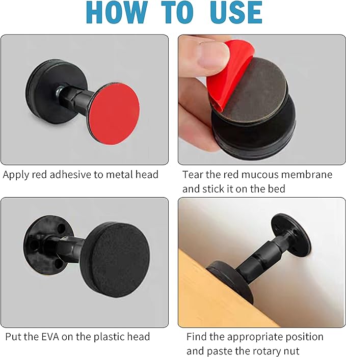 Adjustable Bed Frame Stabilizer