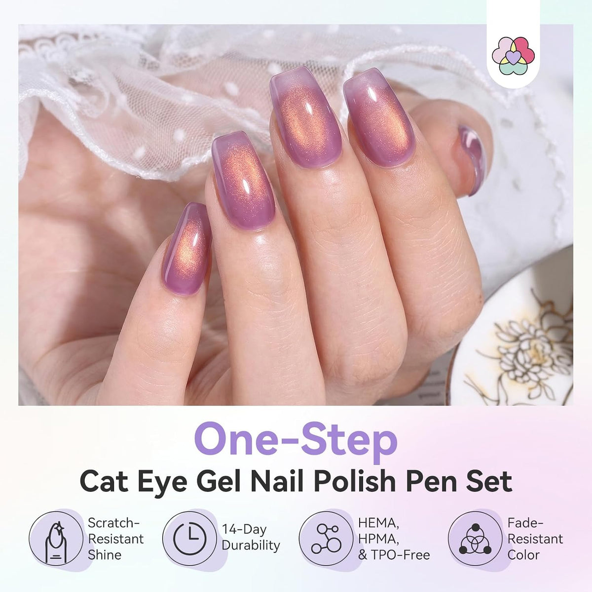 6-Color Gel Polish Pen Set