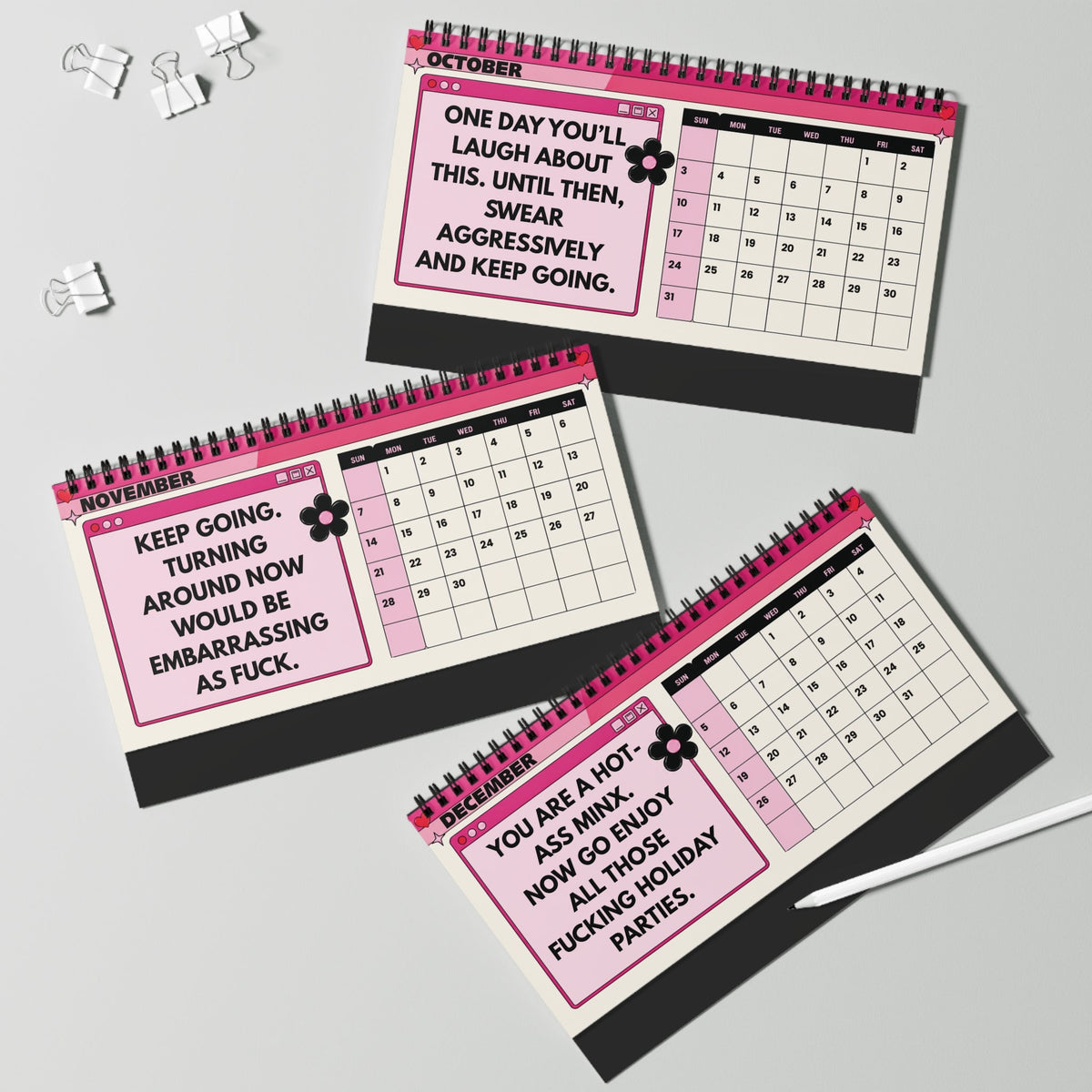 Ask Your Inner Bitch 2027 Desk Calendar