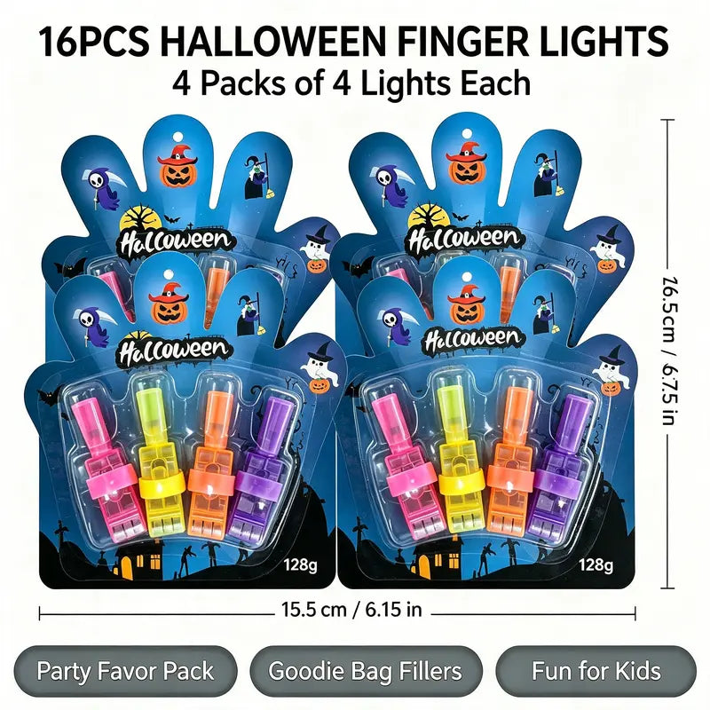 Halloween LED Finger Projection Lights