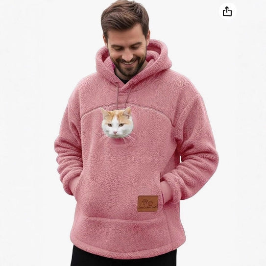 Cozy Cat Pouch Hoodie