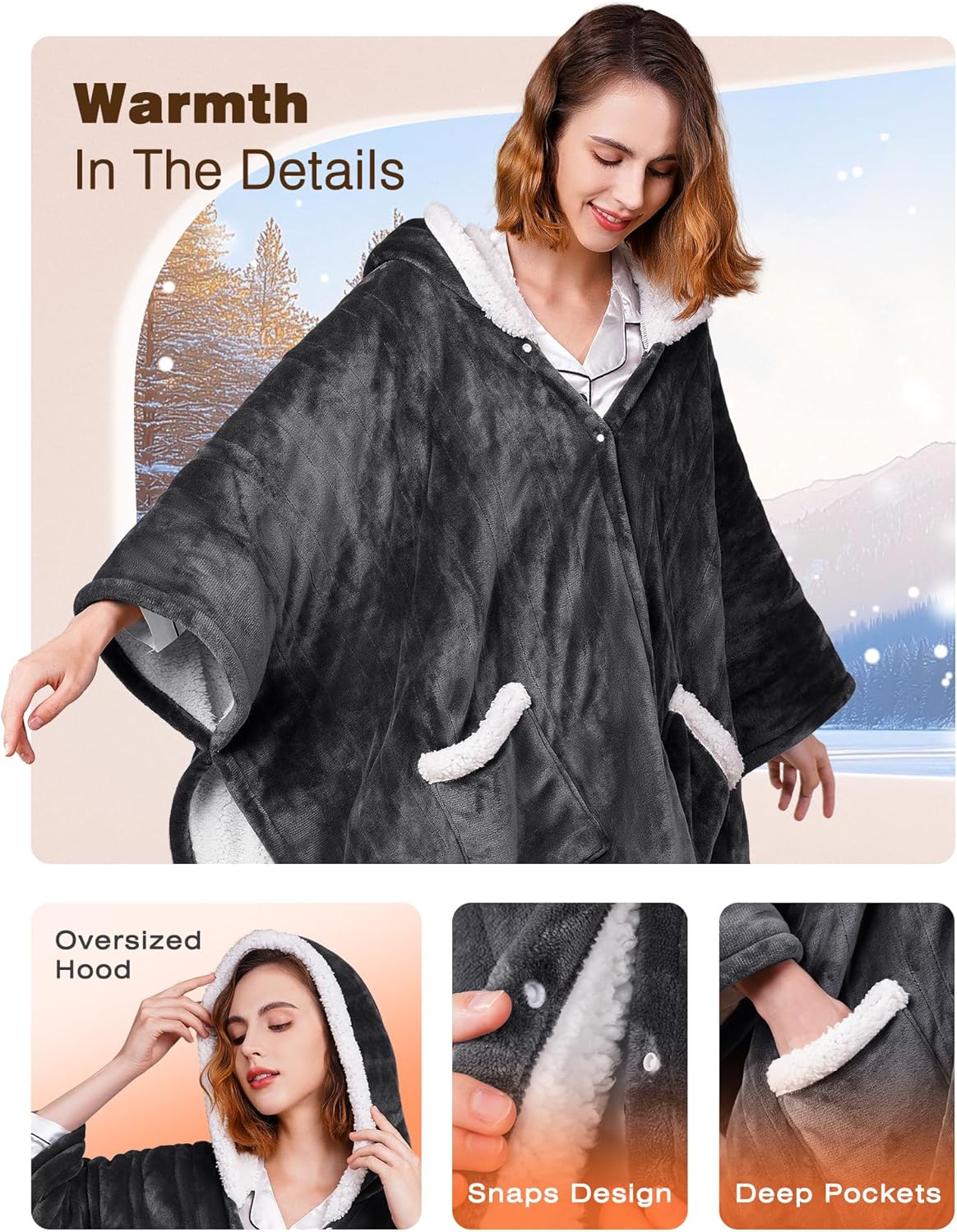 Wearable Heated Blanket