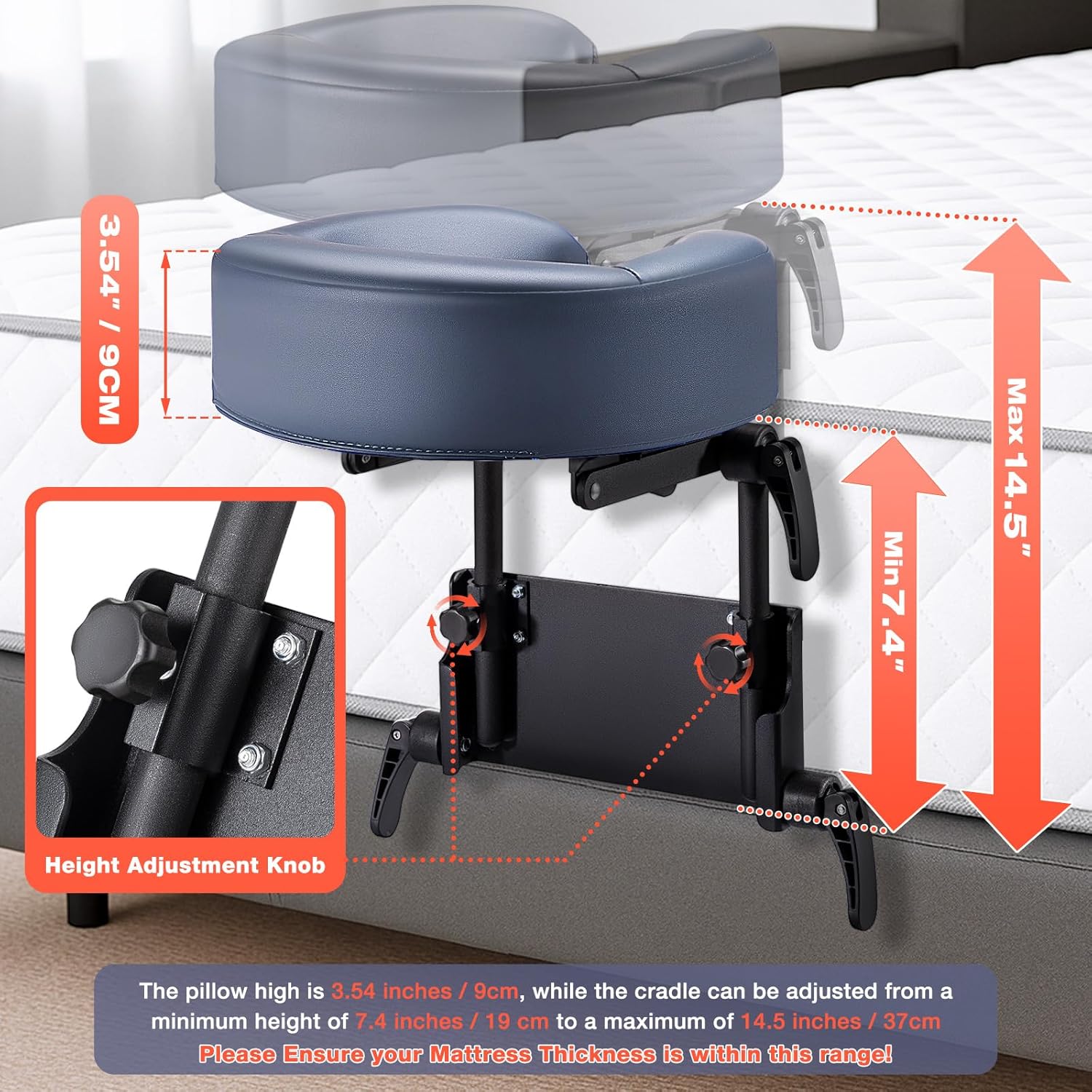 Headrest Massage Pillow