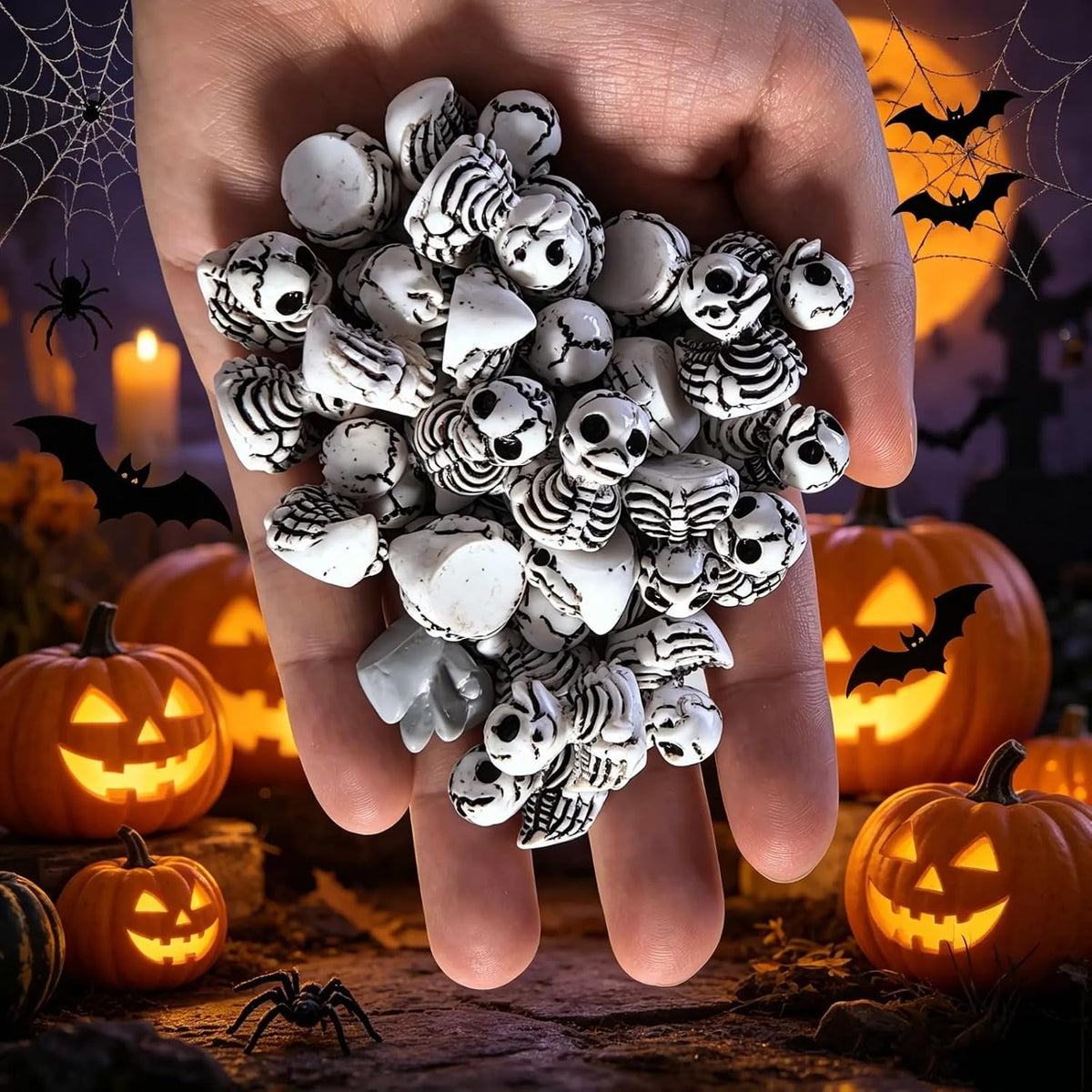 Mini Devil Ghost Skull Resin Ducks