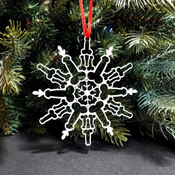 Funny P*nis Snowflake Ornament Trendslana