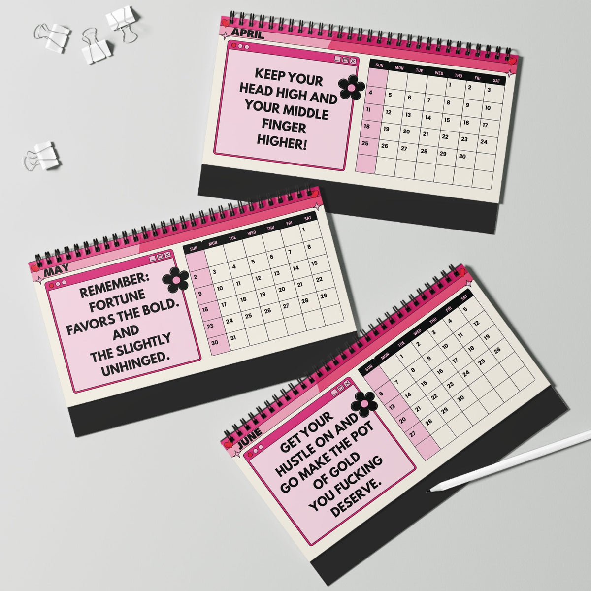 Ask Your Inner Bitch 2027 Desk Calendar