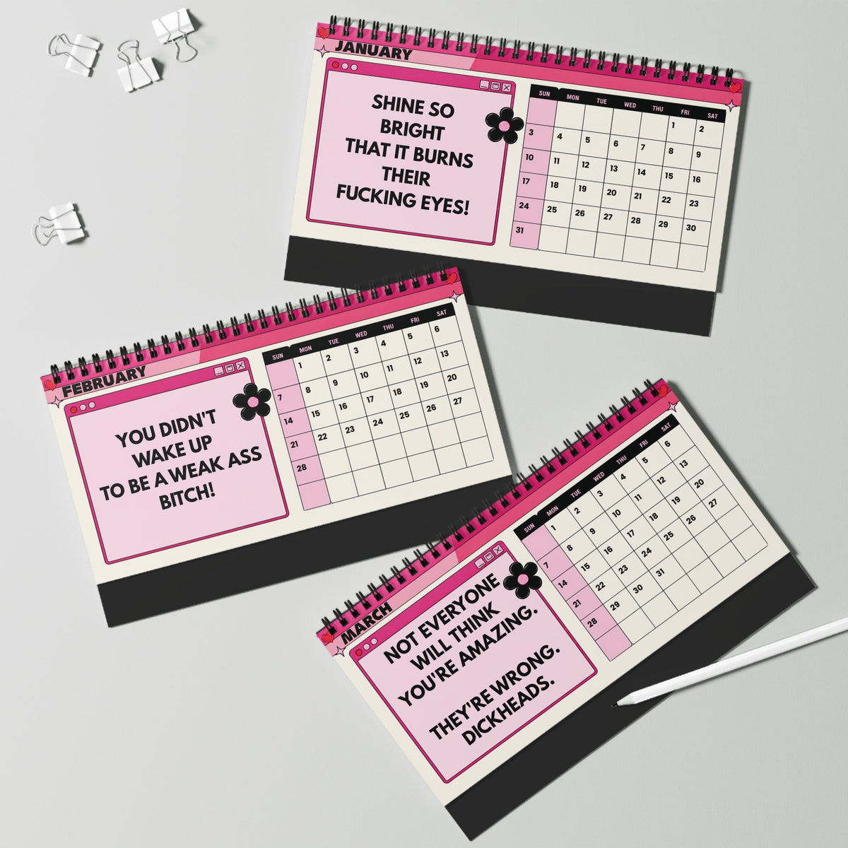 Ask Your Inner Bitch 2027 Desk Calendar