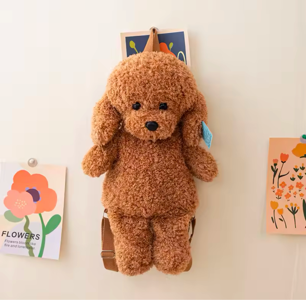 Teddy Dog Plushie Backpack