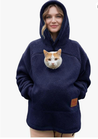 Cozy Cat Pouch Hoodie