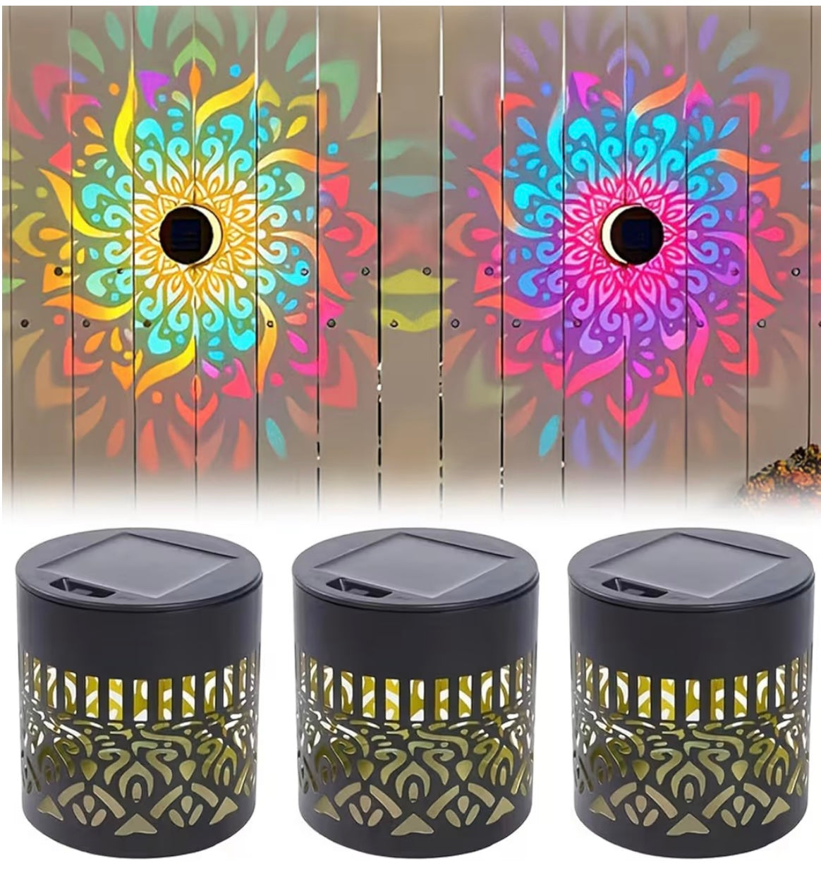 Solar Mandala Wall Light