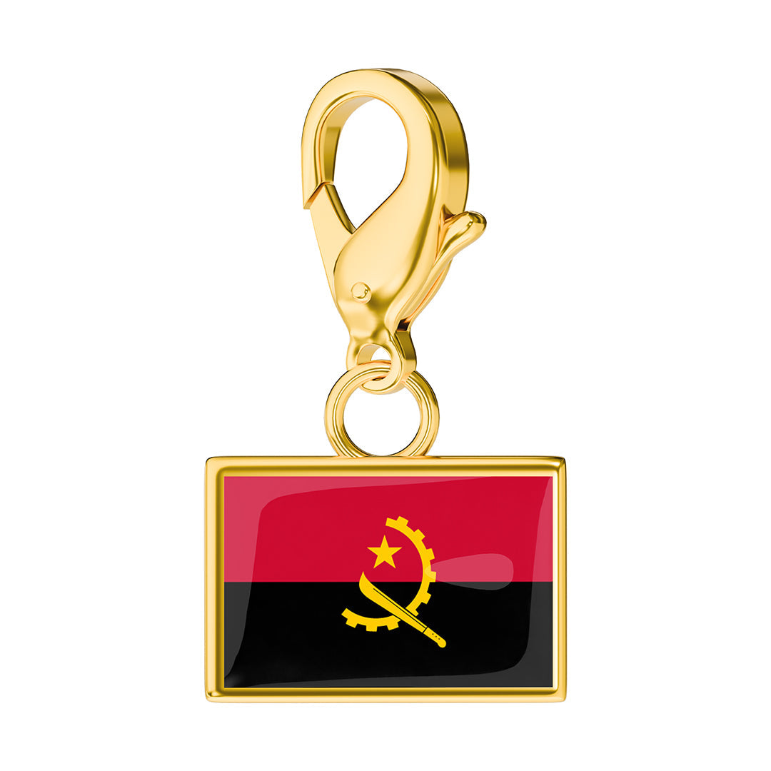 FLAG & MAP CHARMS SET