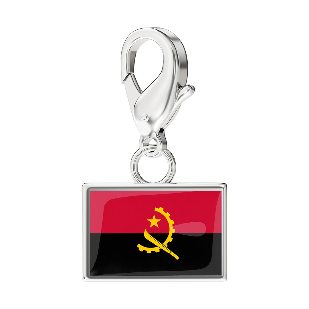 FLAG & MAP CHARMS SET