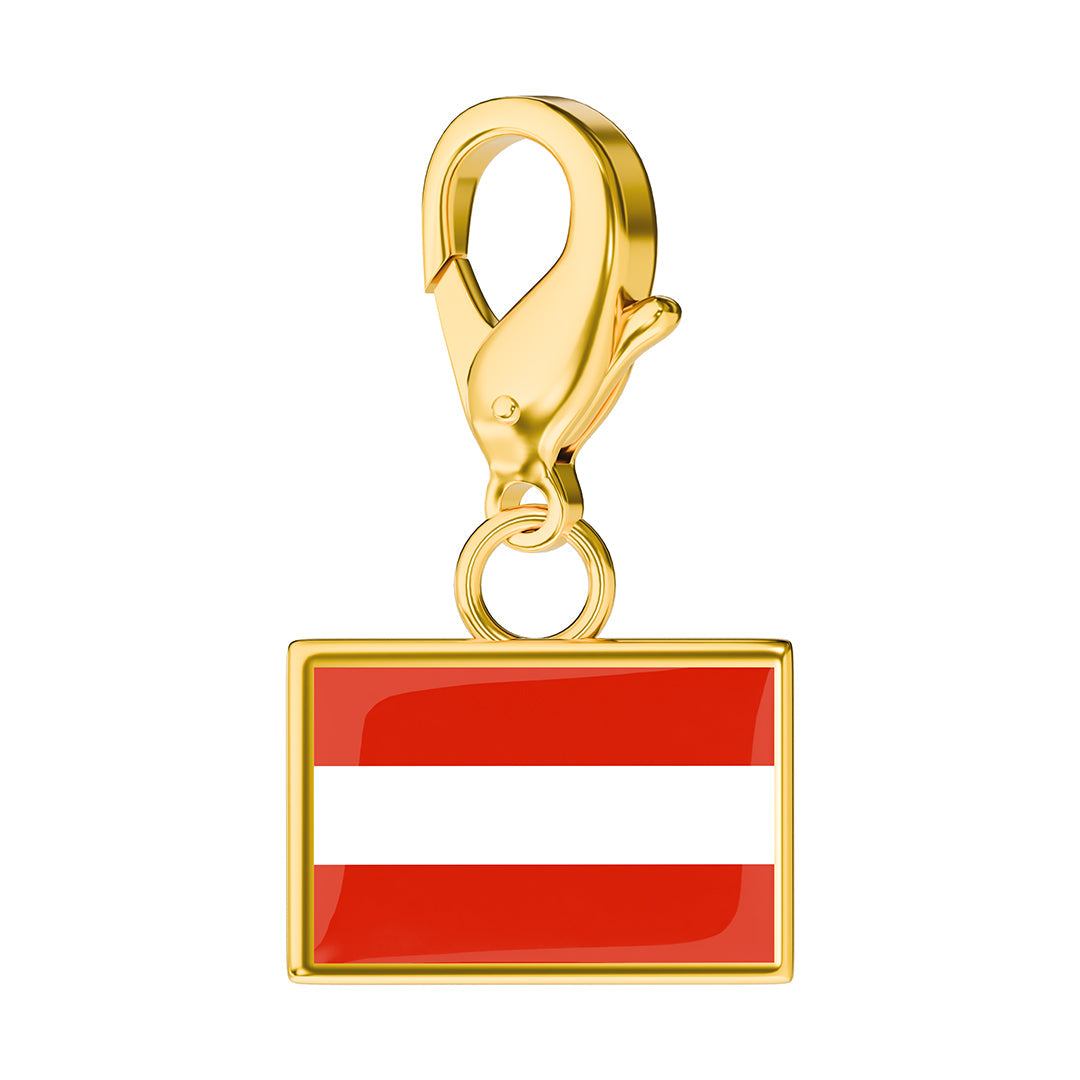 FLAG & MAP CHARMS SET