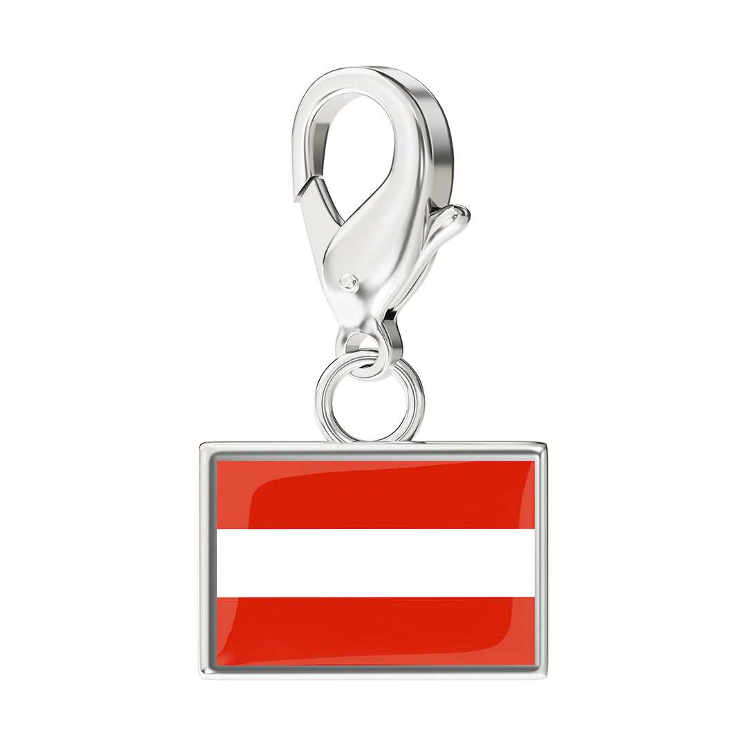 FLAG & MAP CHARMS SET
