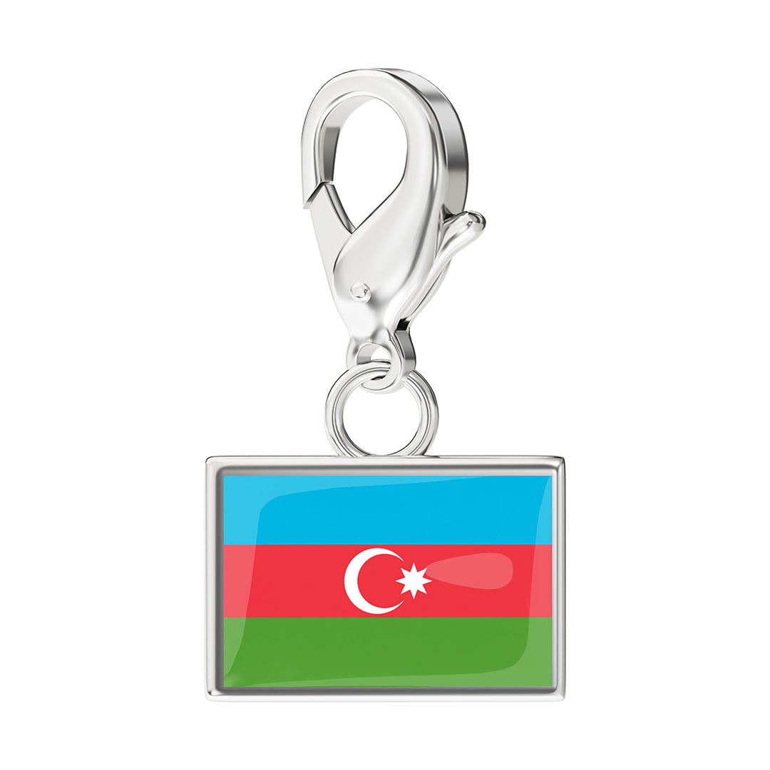 FLAG & MAP CHARMS SET