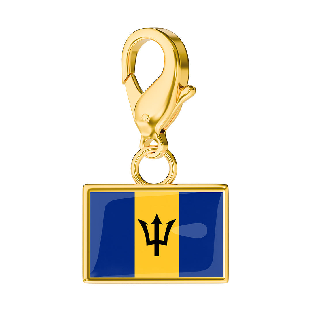 FLAG & MAP CHARMS SET
