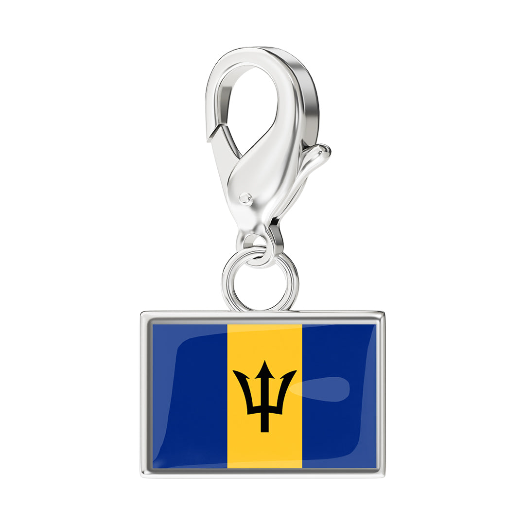 FLAG & MAP CHARMS SET