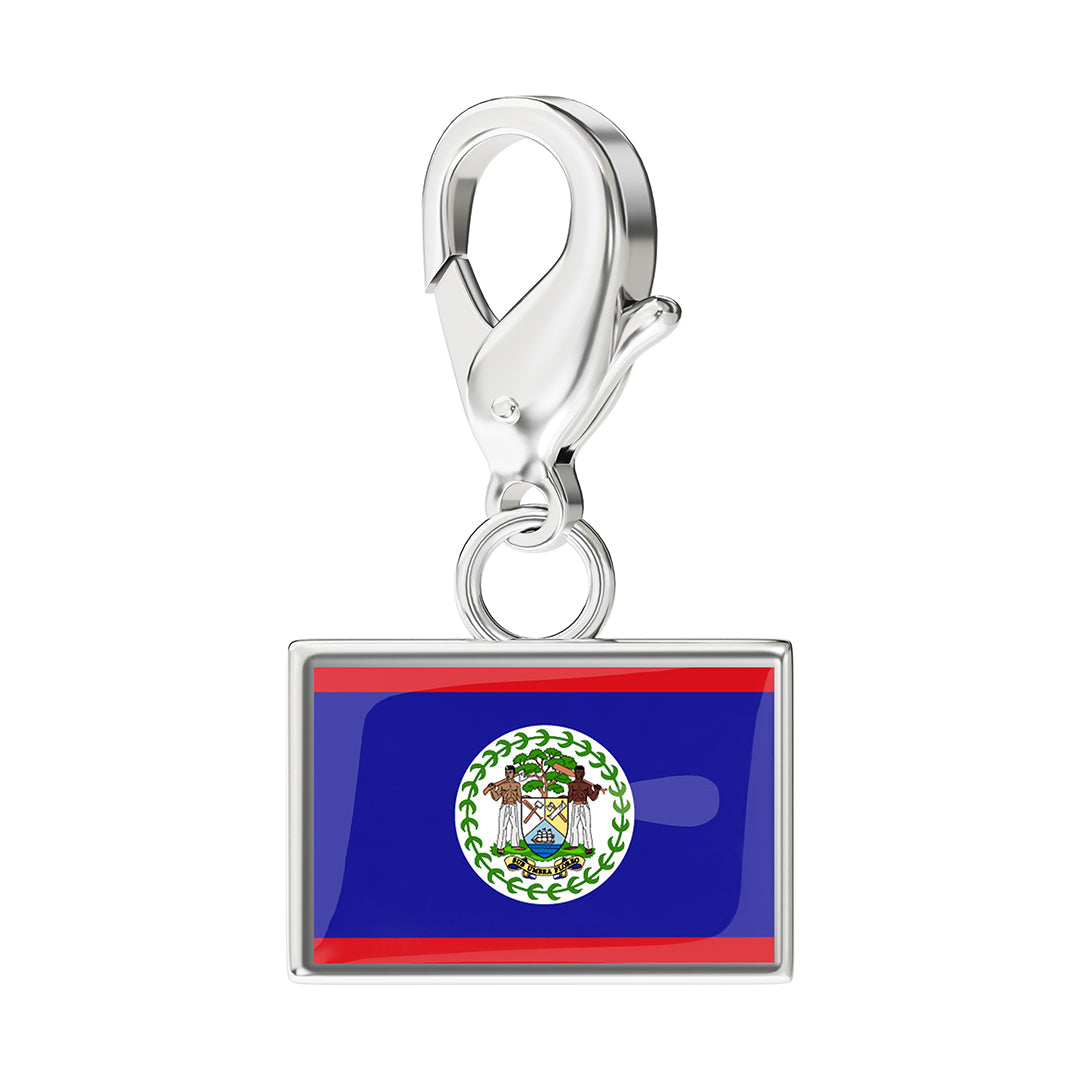 FLAG & MAP CHARMS SET