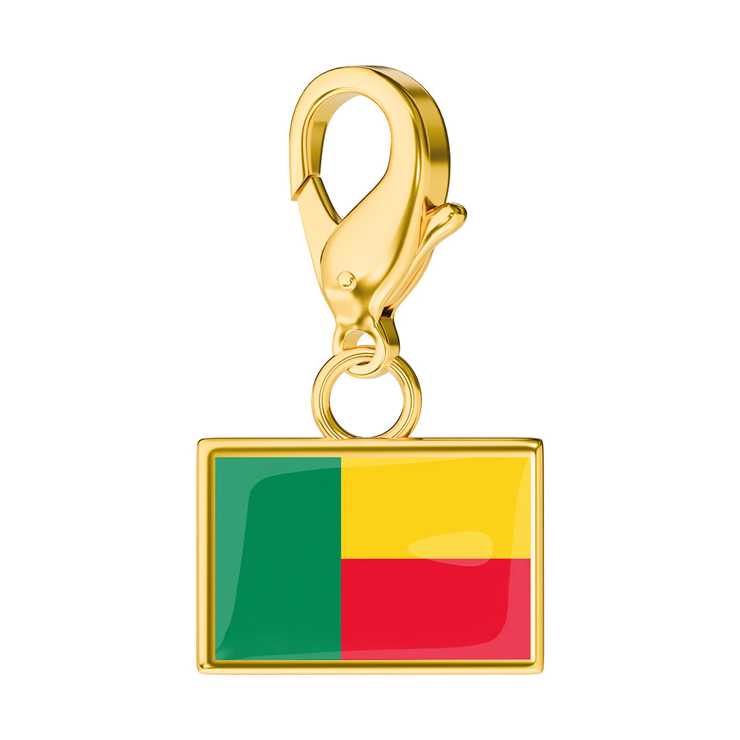 FLAG & MAP CHARMS SET