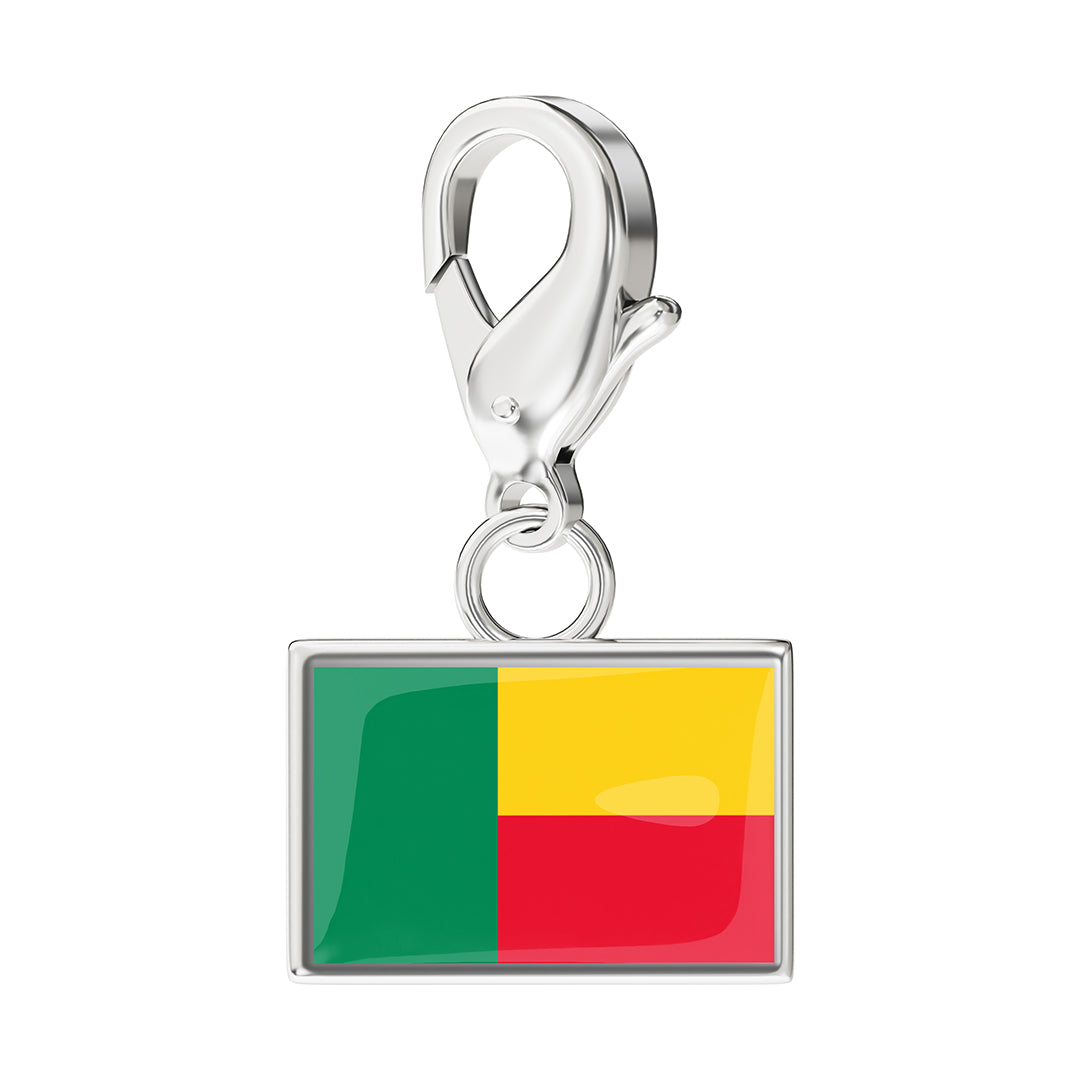 FLAG & MAP CHARMS SET