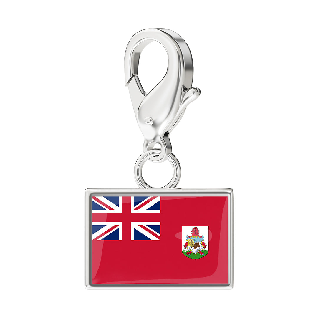 FLAG & MAP CHARMS SET
