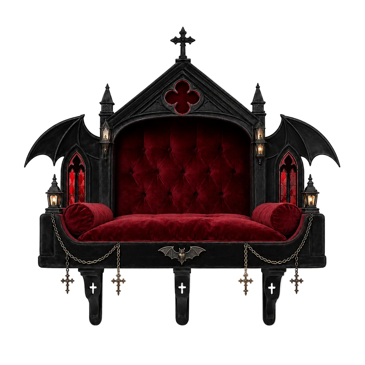 Halloween Pet Goth Beds