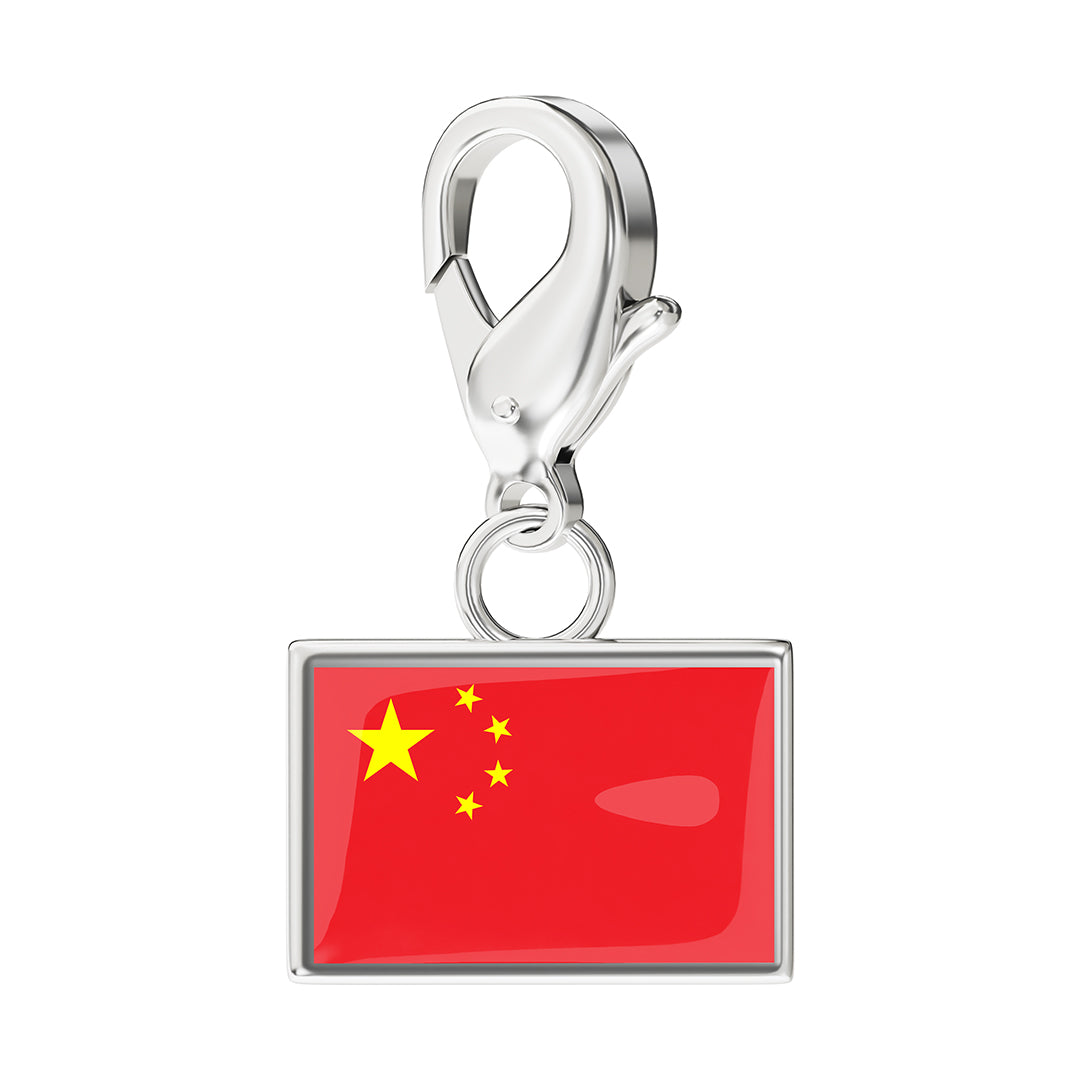 FLAG & MAP CHARMS SET