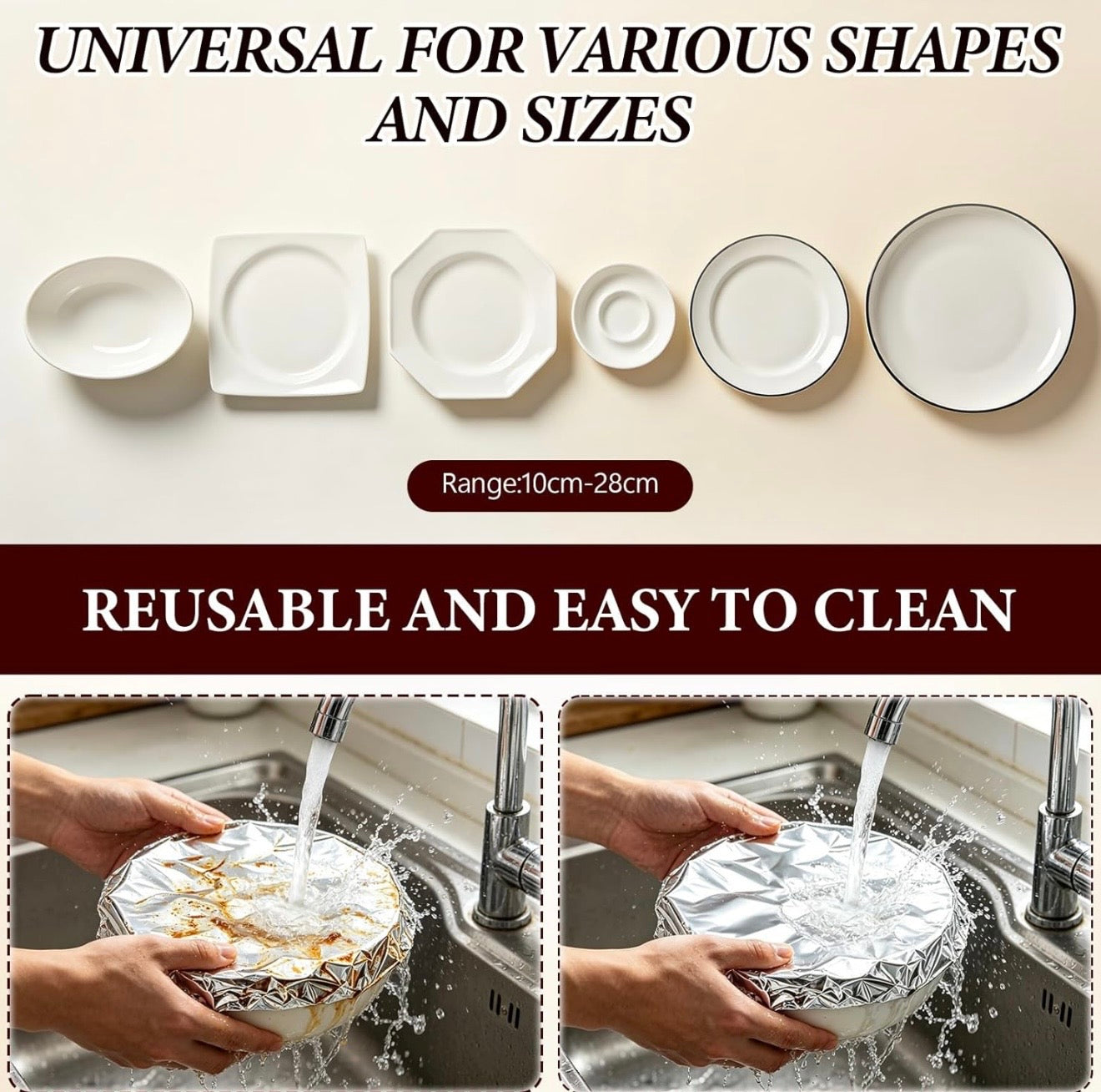 Reusable Foil Food Covers