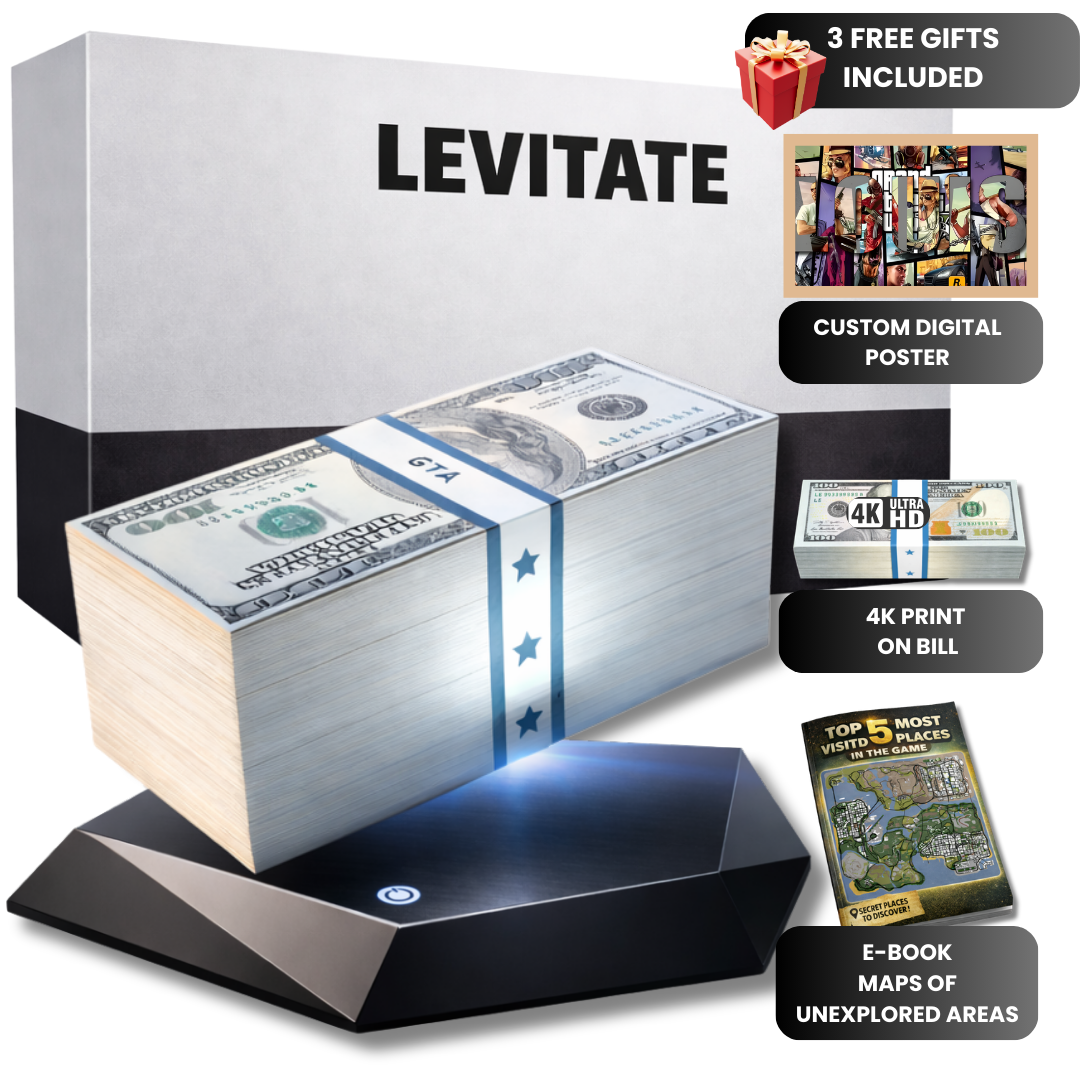 Floating Money Banknote Lamp