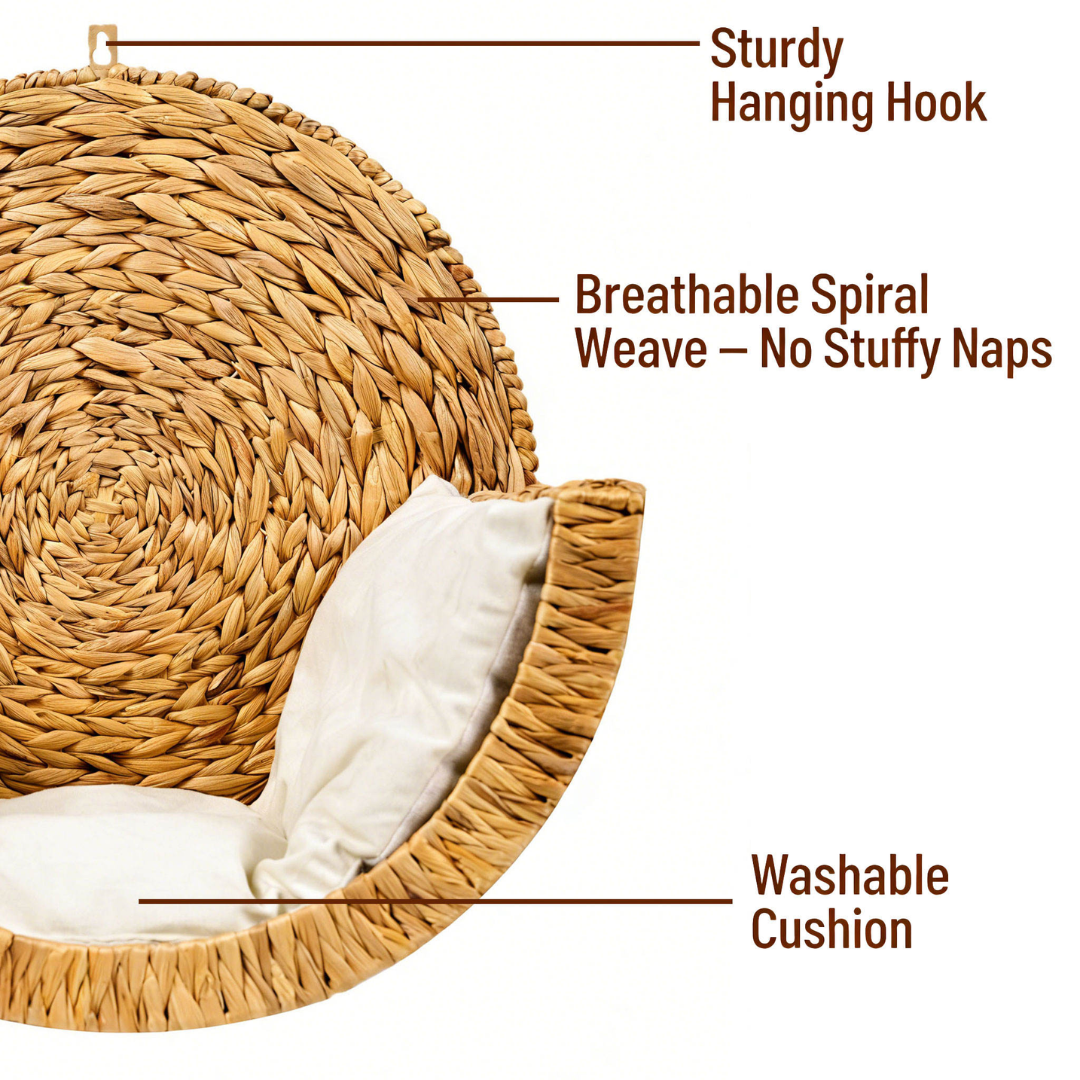 Handwoven Cat Bed