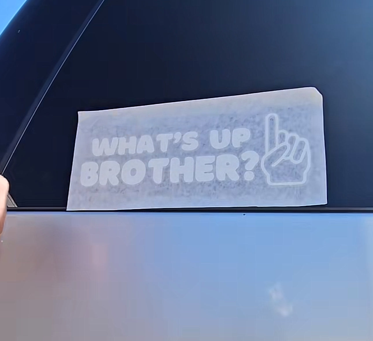 What’s Up Brother Decal Sticker