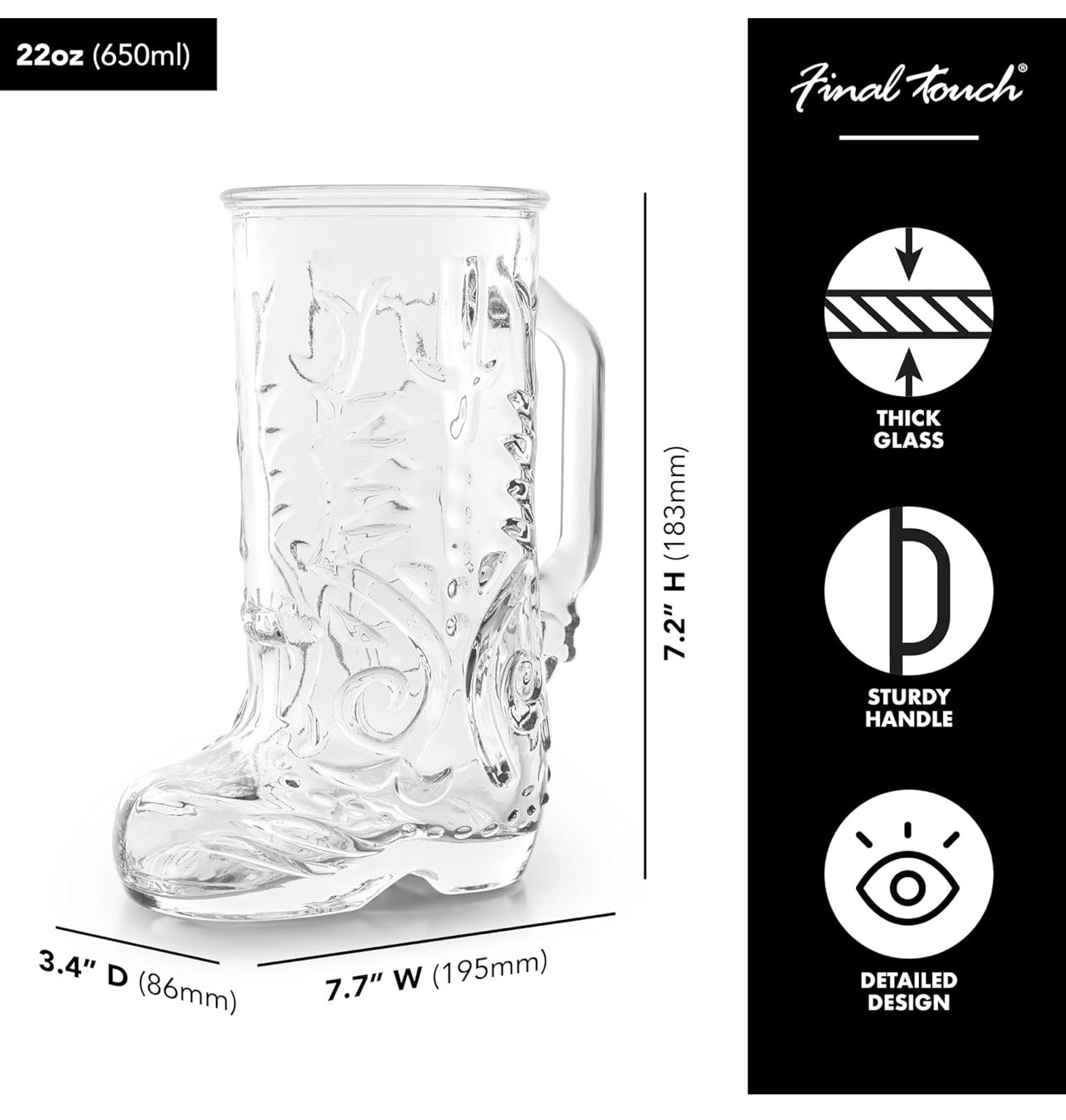 Novelty Cowboy Boot Mug