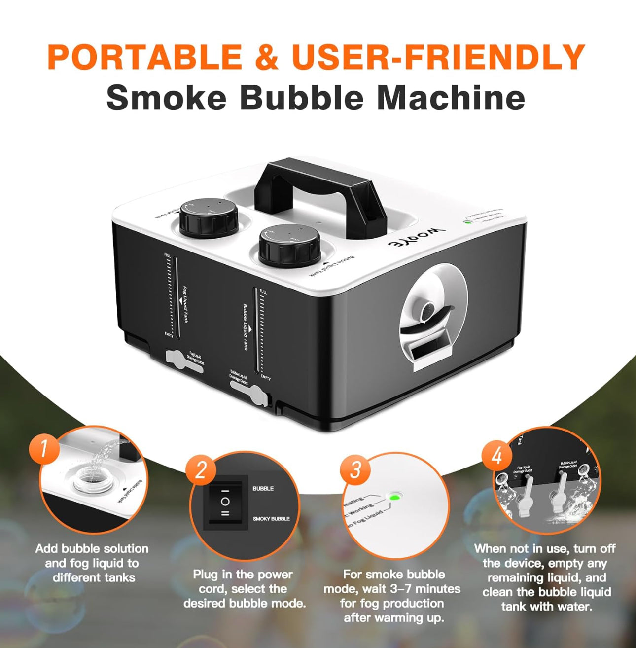 Fog Bubble Machine