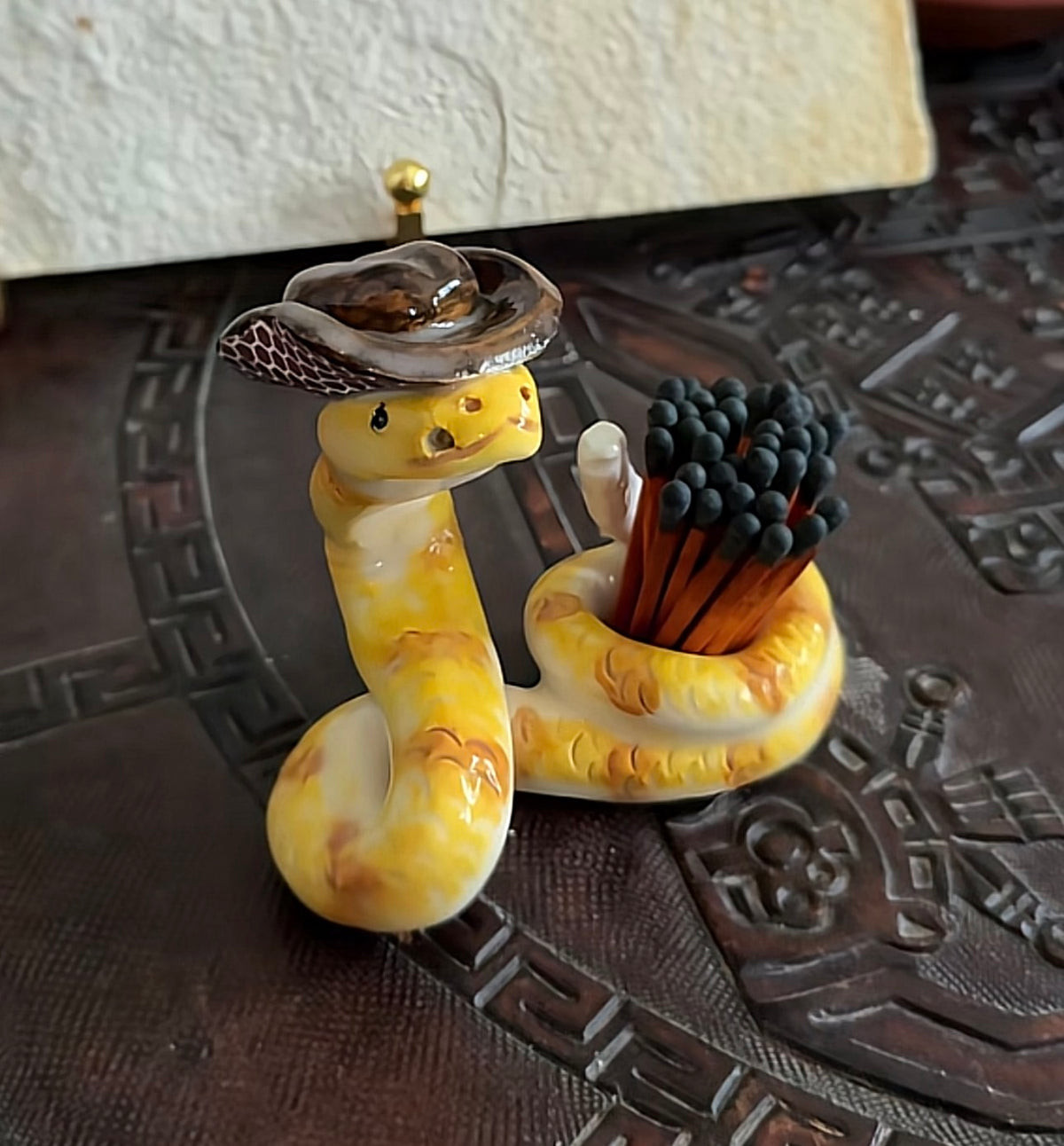 Snake Cowboy Match Holder