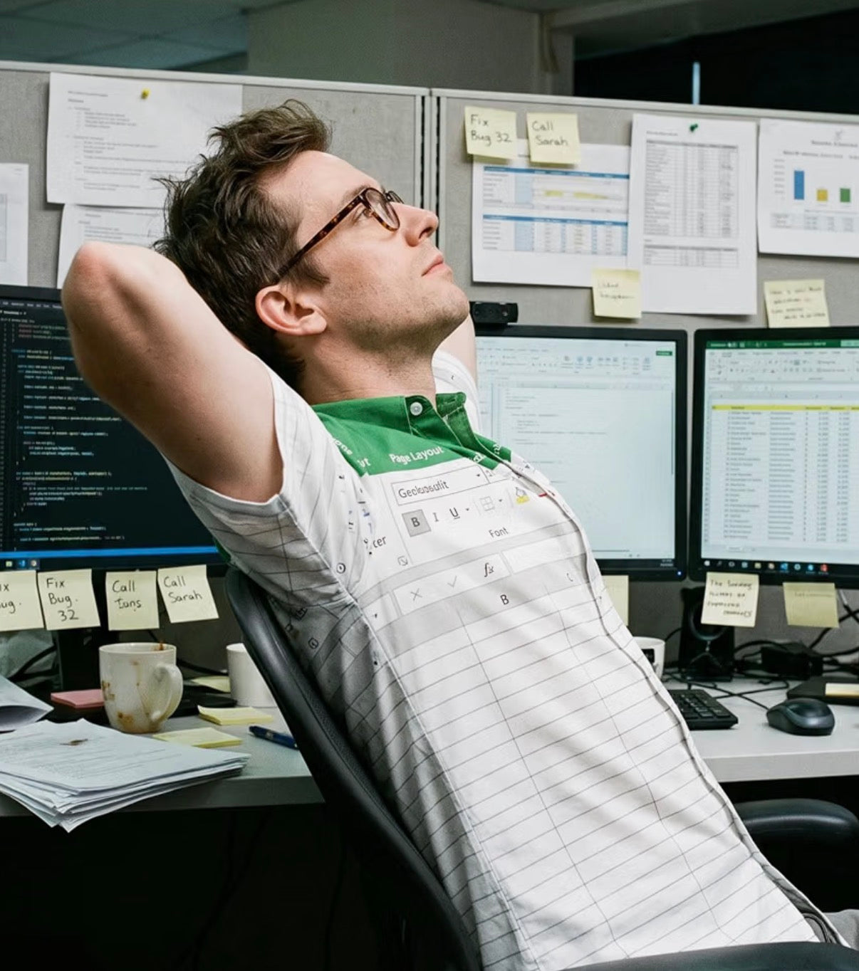 Excel Sheet Hawaiian Shirt