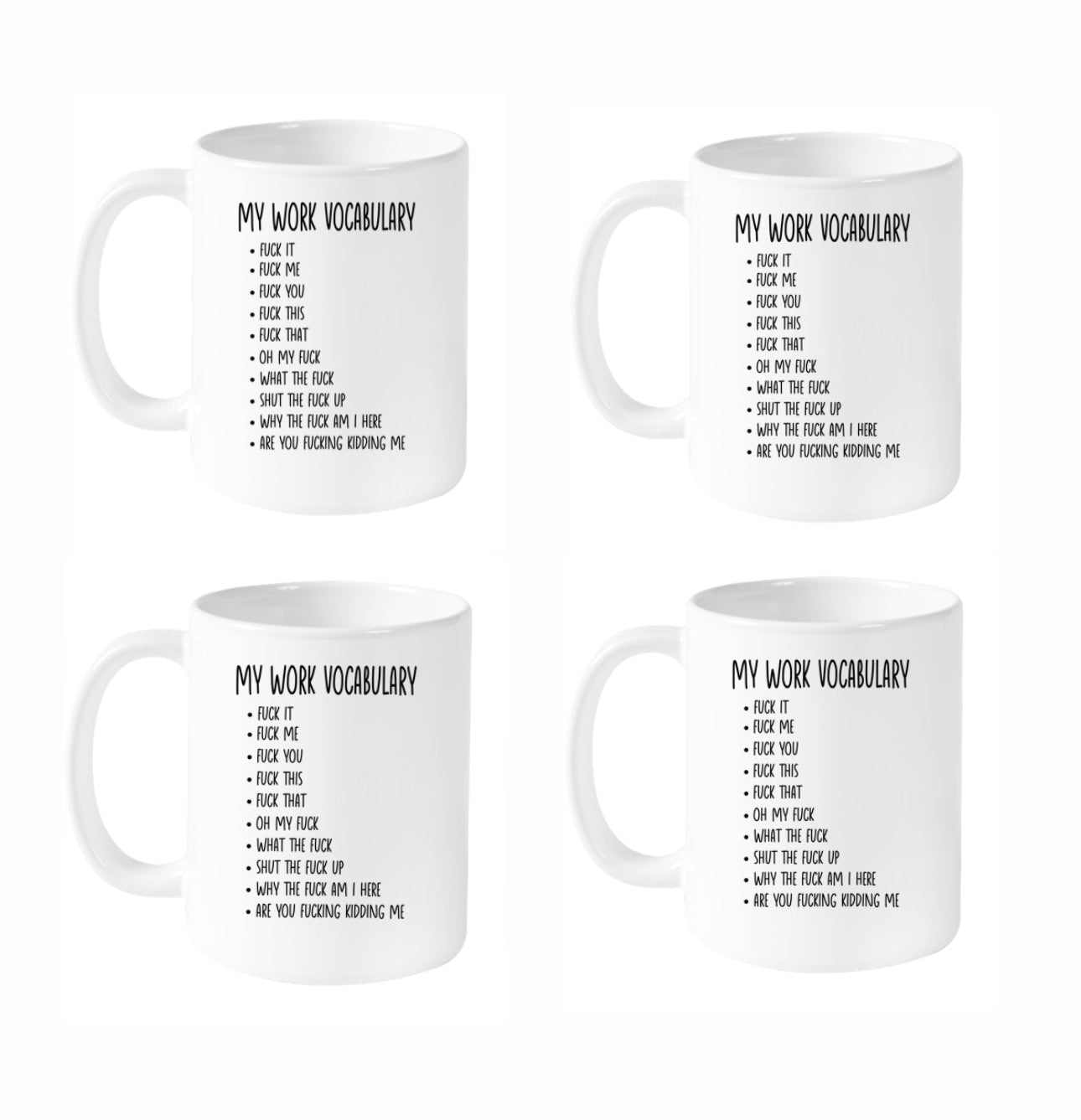 MY WORK VOCABULARY MUG